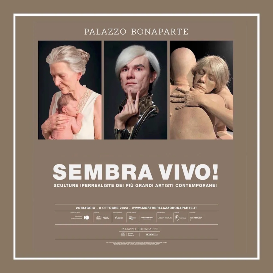 "Sembra vivo", la grande scultura iperrealista internazionale a Roma