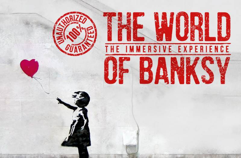 The World of Banksy – The Immersive Experience  fino al 28 Giugno.